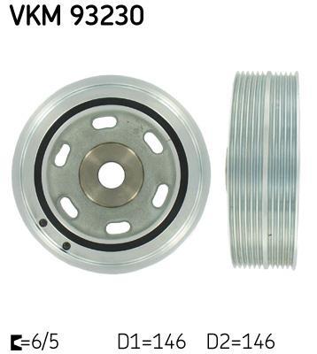 Poulie damper (Poulie de vilebrequin) SKF VKM 93230